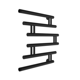 Полотенцесушитель водяной Indigo Zip FZW50-50BR 50x50 см чёрный муар