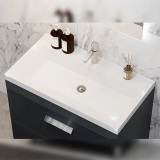 Тумба под раковину напольная Velvex Orlando tn.ORL.CLA.80.2Y графит, 80 см