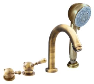 Смеситель на борт ванны Rav Slezak Labe L462.5PSM бронза