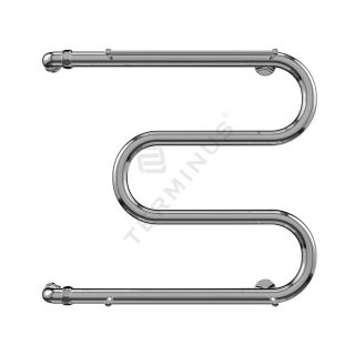 Полотенцесушитель водяной Terminus М-образный с полкой 500x500