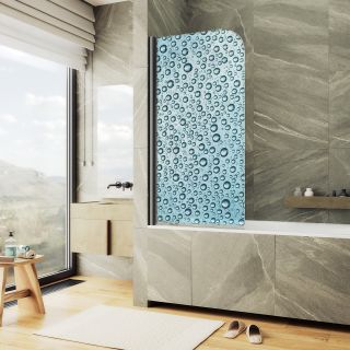 Шторка на ванну MaybahGlass ФП011 MGV-930-ФП011-6 80см фотопечать