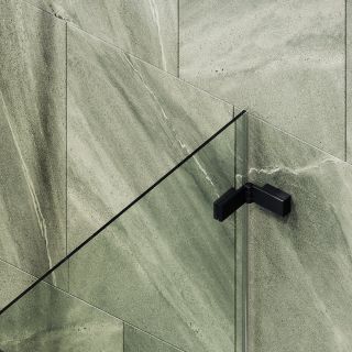 Шторка на ванну MaybahGlass MGV-647-6 70см чёрный