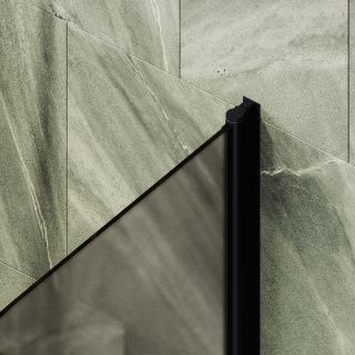 Шторка на ванну MaybahGlass MGV-784-6 70см чёрный