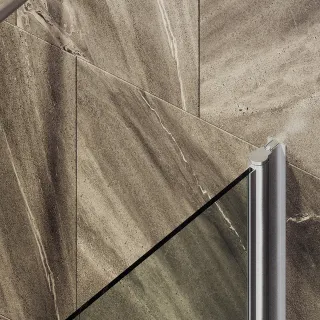 Шторка на ванну MaybahGlass MGV-598-5 60см хром матовый