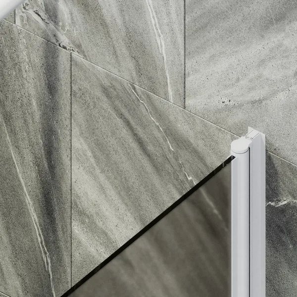 Шторка на ванну MaybahGlass MGV-602-1 40см белый