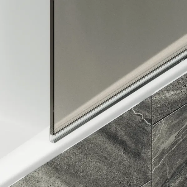 Шторка на ванну MaybahGlass MGV-602-1 40см белый