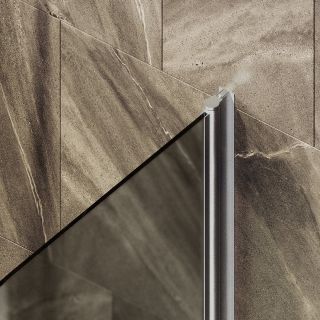 Шторка на ванну MaybahGlass MGV-790-5 80см хром матовый