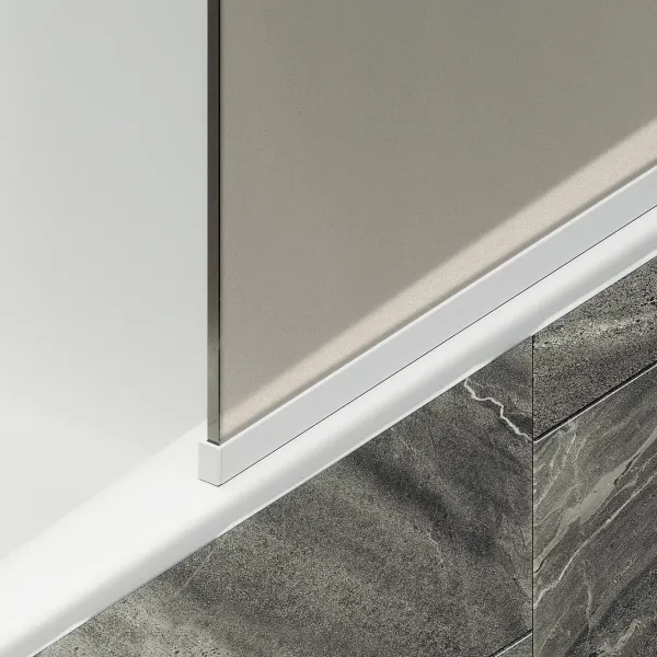 Шторка на ванну MaybahGlass MGV-75-1у 70см белый