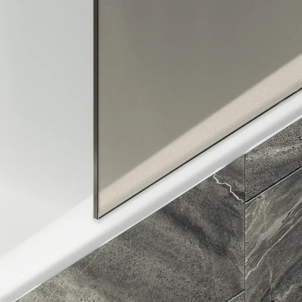 Шторка на ванну MaybahGlass MGV-76-1ш 80см белый