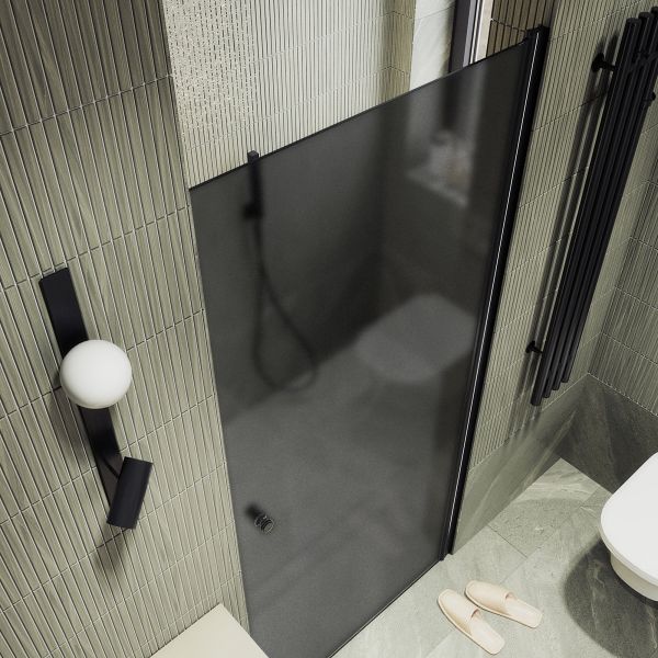 Душевая дверь MaybahGlass MGD-807-6 80см чёрный