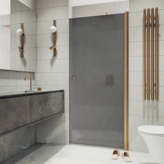 Душевая дверь MaybahGlass MGD-807-2 80см бронза