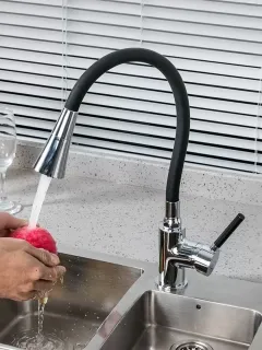 Смеситель для кухни Frap F4044 черный