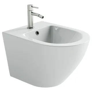 Подвесное биде Ceramicanova Alba CN11006 белое