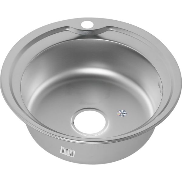 Мойка 510 Melana 0,8/180 хром матовый с сифоном (001/2M *15)