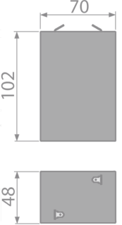 Аккумулятор для сенсорного смыва туалета и писсуара AlcaPlast AEZ331