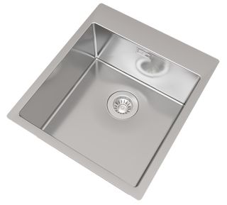 Кухонная мойка Florentina Логика-НМ 450.510.10.10 серебристый