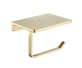 Настенный бумагодержатель с крышкой Grocenberg AC0029 (Хром)