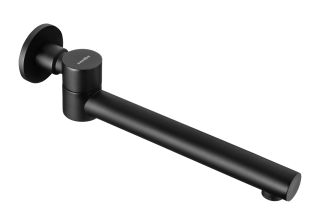 Поворотный излив Swedbe Platta 5513B чёрный