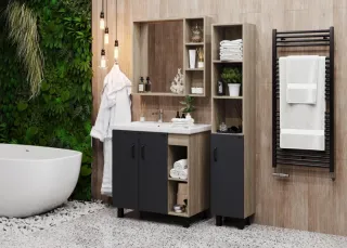 Подголовник для ванны Riho AH 20 Solid 207045 серый