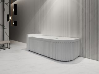 Акриловая ванна ABBER AB9412-1.5 L левая 150x75см белый