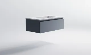 Тумба с раковиной Astra-Form Альфа 03060006ncss3005-r80b+04010008 90 см голубой матовый