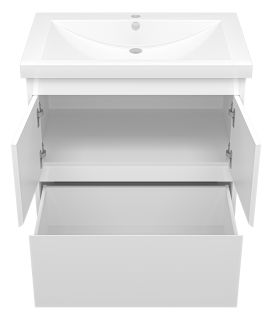 Напольная тумба под раковину Misty Алиса 75см белый