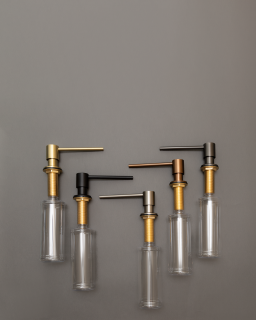 Дозатор для кухонной мойки AltroBagno Flusso 080502 OrSp матовое золото