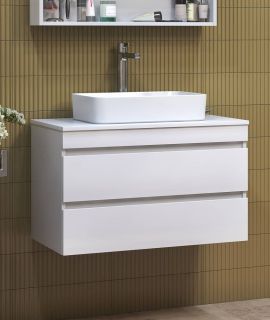 Тумба под раковину подвесная Vigo Urban tp.URB.80.2Y 80 см белый