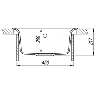 Кухонная мойка Florentina Антик серый шёлк