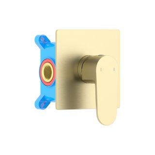 Встраиваемый смеситель для душа Aquatek Оберон AQ1266BG шлифованное золото