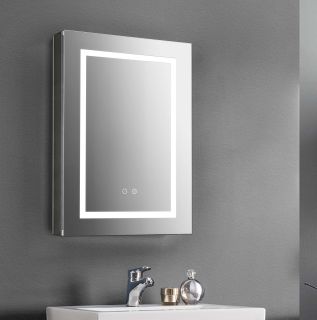 Зеркало-шкаф с подсветкой Aquatek AQ7504-MLC 50 см хром