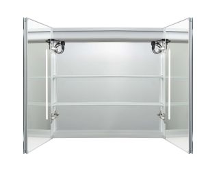 Зеркало-шкаф с подсветкой Aquatek AQ7804-MLC 80 см хром