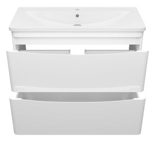 Напольная тумба под раковину Misty Атлантик 100 см белый