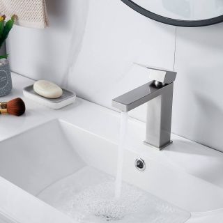 Смеситель для раковины Shevanik S7001L сатин