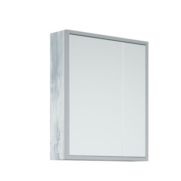 Зеркало-шкаф Corozo Айрон 60см арт/серый SD-00000277