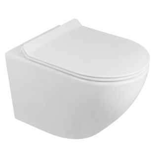 Сет AZARIO Grado N AZ-8010-1000+AZ-8200-0031+AZ-0046N с быстросъемным сиденьем микролифт+ клавиша смыва хром глянец