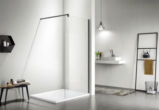 Душевая перегородка Azario CHICAGO AZ-NAR6310 1200 Black Walk-in 1200x1950