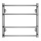 Полотенцесушитель водяной AZARIO FERRARA AZ09155 500/500 4 секций, нижнее/диагональное подключение, 1/2, хром