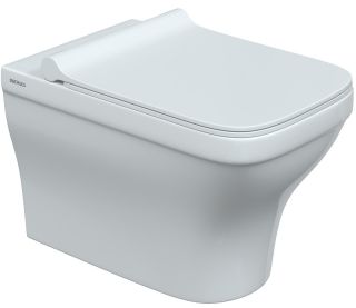 Комплект Berges 4в1 042451: инсталляция NOVUM кнопка F5 SoftTouch чёрная унитаз Strati Rimless сиденье Strati Slim SO