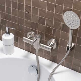 Смеситель для душа РМС SUS124-003 нержавеющая сталь