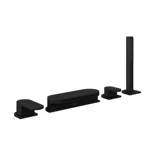 Смеситель на борт ванны Ravak Chrome X070445 чёрный матовый