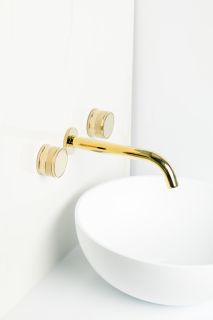 Встраиваемый смеситель для раковины Boheme Prestige 152-2-G-PR золото