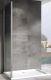 Душевая стенка ABBER Schwarzer Diamant 90см хром S90