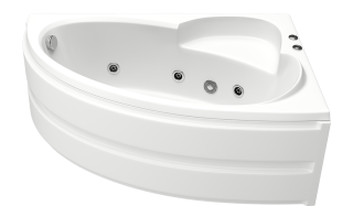 Акриловая ванна Bas Сагра 160x100 см правая без гидромассажа
