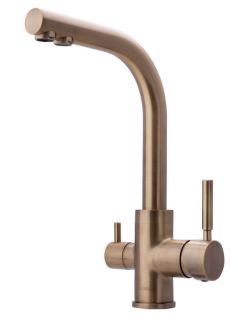 Смеситель для кухни Swedbe Selene Plus 8147 с каналом для подключения фильтра бронза