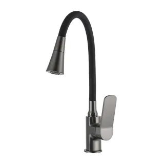 Смеситель для кухни Frap F4462-9 ружейная сталь