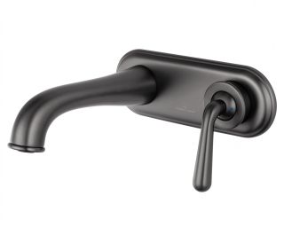 Встраиваемый смеситель для раковины Wonzon & Woghand Steam WW-88869008-BGM тёмный графит