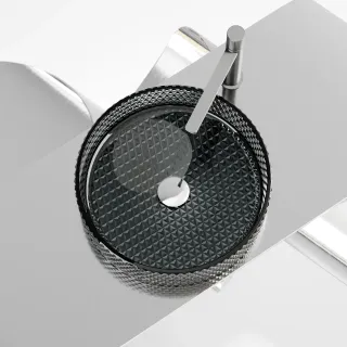 Раковина Ceramica Nova Cristal CN6060 36см чёрный