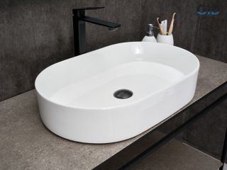 Раковина Gid D1479 51203 накладная белая 61x38.5x12