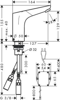 Смеситель для раковины Hansgrohe Focus 31171000 хром